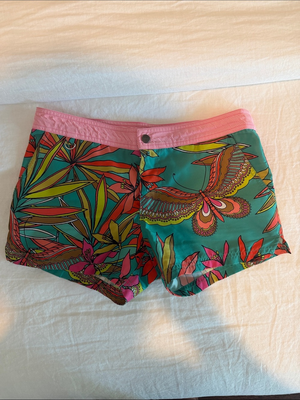 Mr. Turk Men’s Chico Swim Trunk, Tropical Print